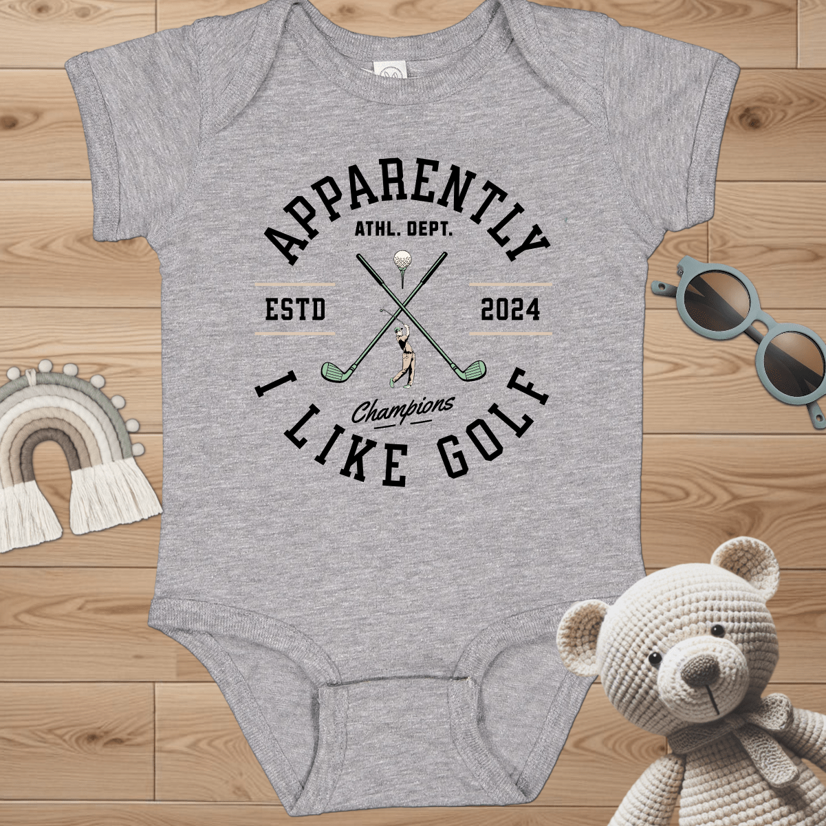 Apparently I Like Golf Infant Bodysuit