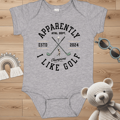 Apparently I Like Golf Infant Bodysuit