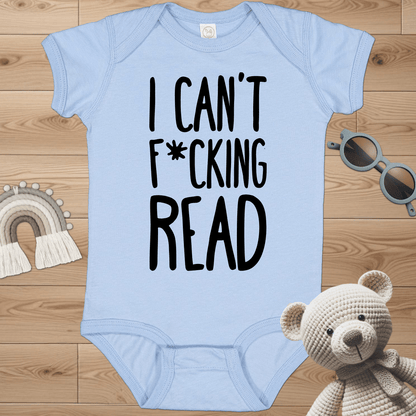 I Can't Read Infant Bodysuit