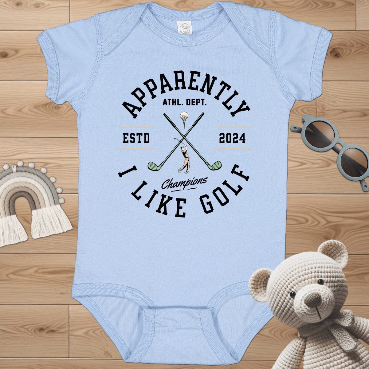 Apparently I Like Golf Infant Bodysuit