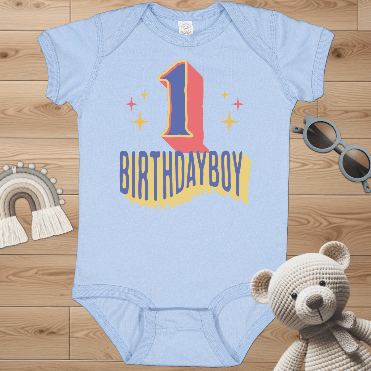 1Birthday Boy Infant Bodysuit