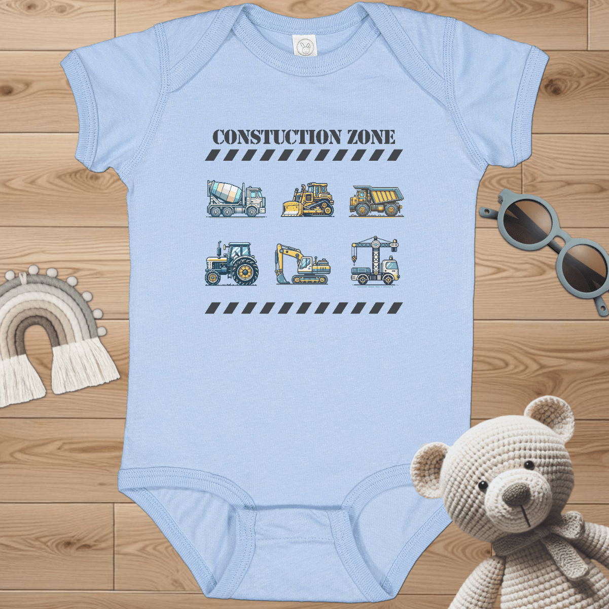 Construction Zone Infant Bodysuit