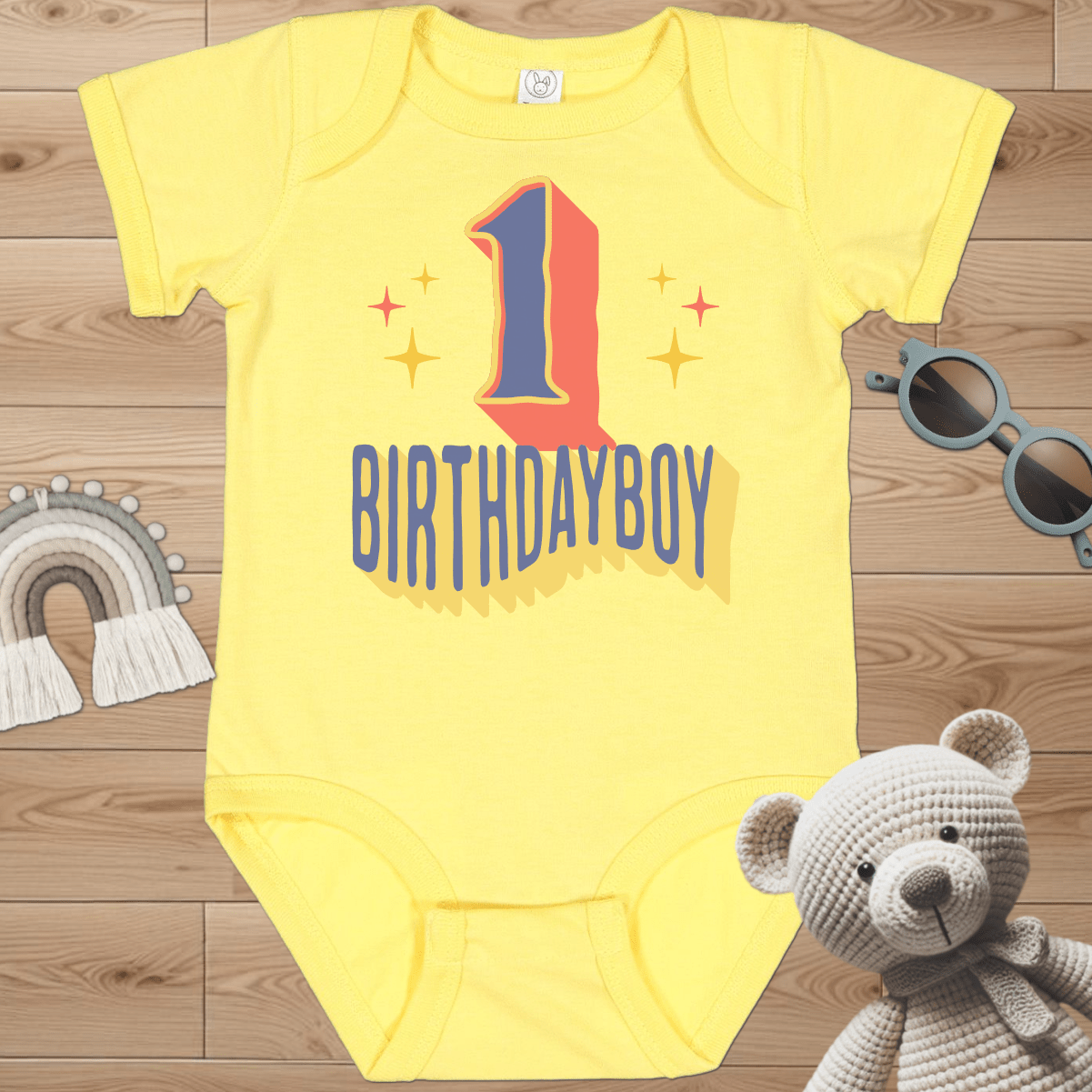 1Birthday Boy Infant Bodysuit