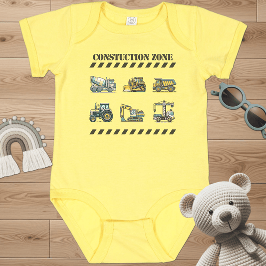 Construction Zone Infant Bodysuit