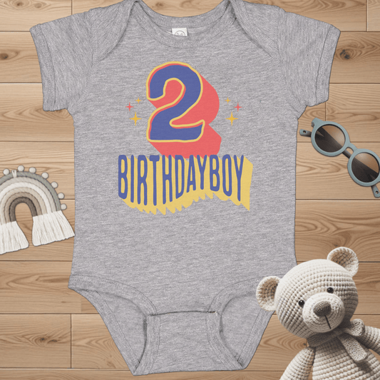 2 Birthday Boy Infant Bodysuit