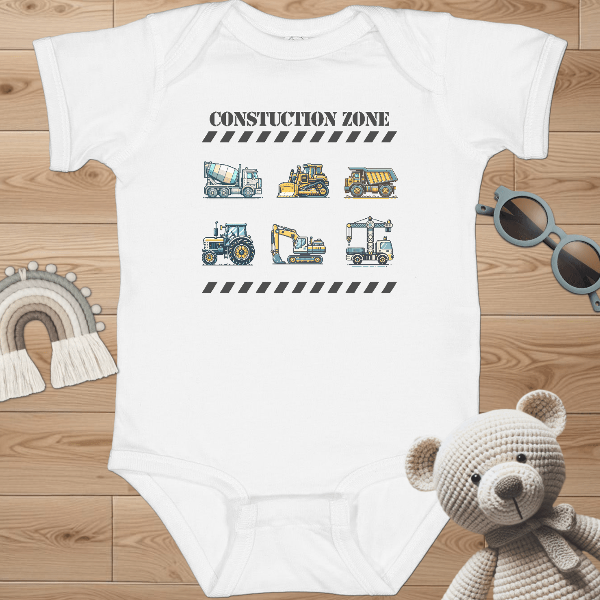 Construction Zone Infant Bodysuit